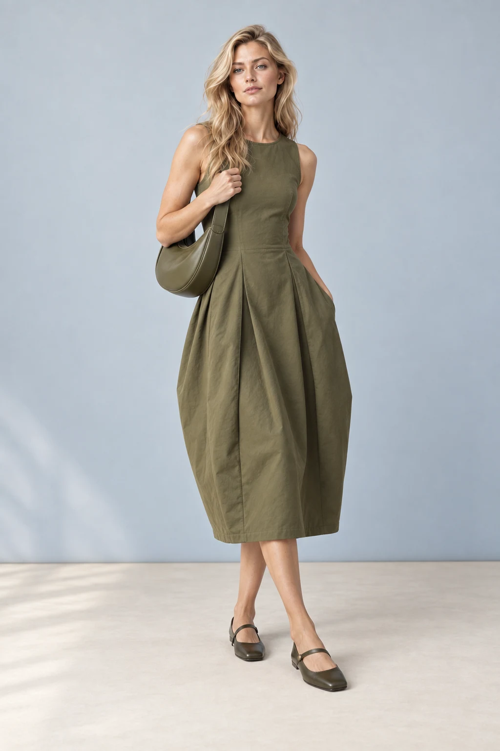 Gallery girl dress on Dolly’s sample model