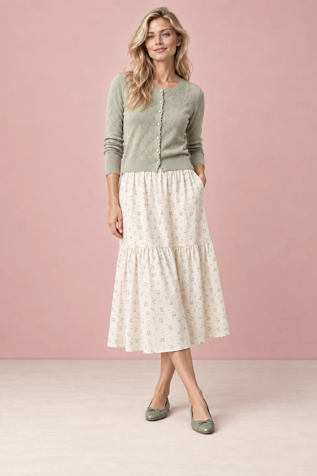 The garden pointelle, shown on the sample model
