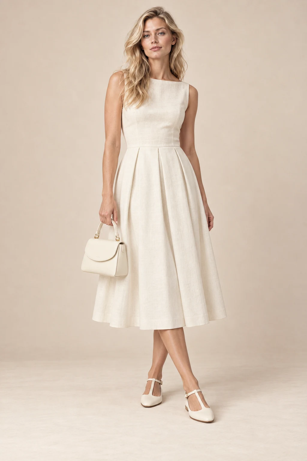 Cream of the crop · The dress edit on Dolly’s sample model