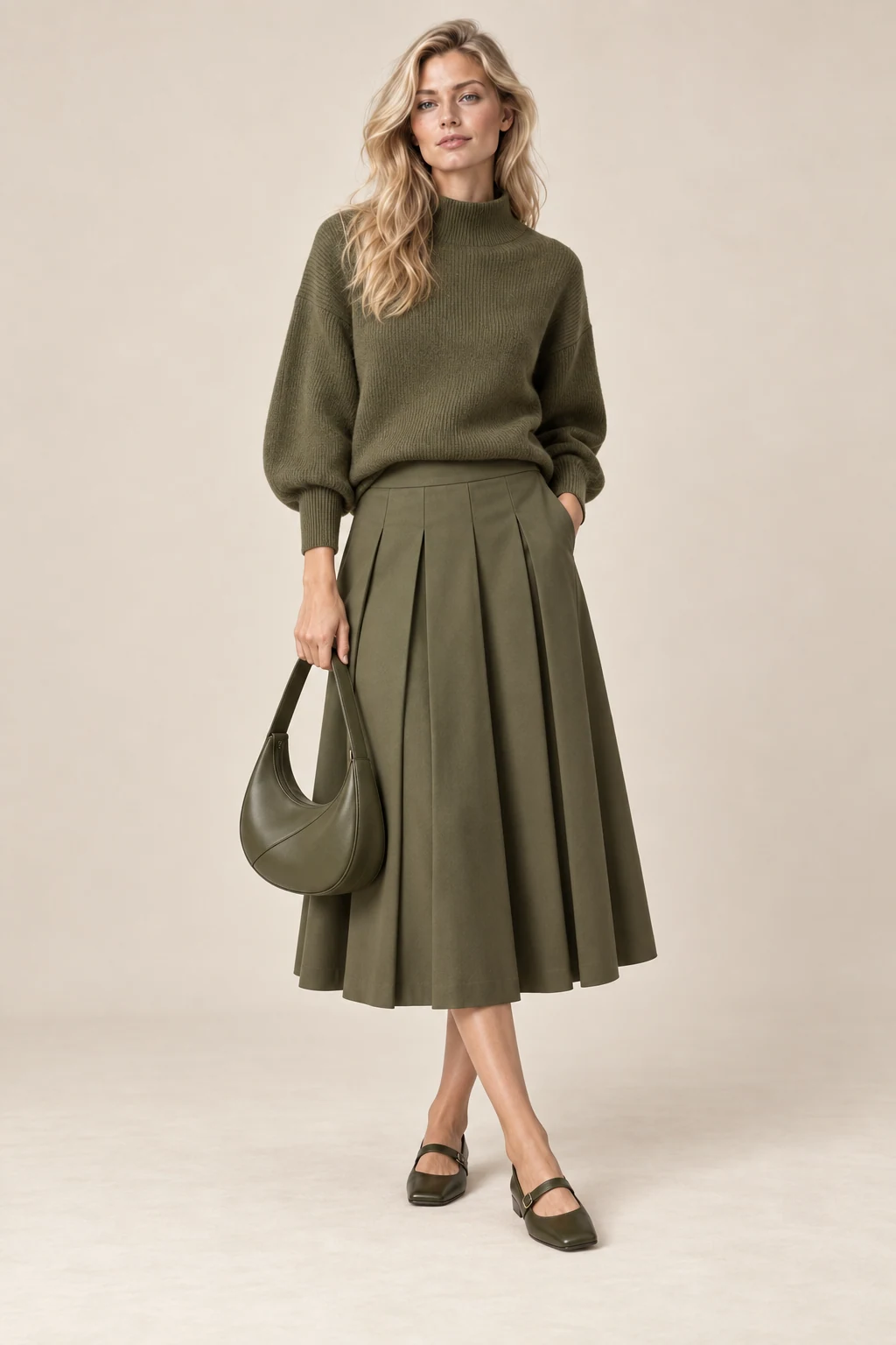Gallery girl · The day edit on Dolly’s sample model