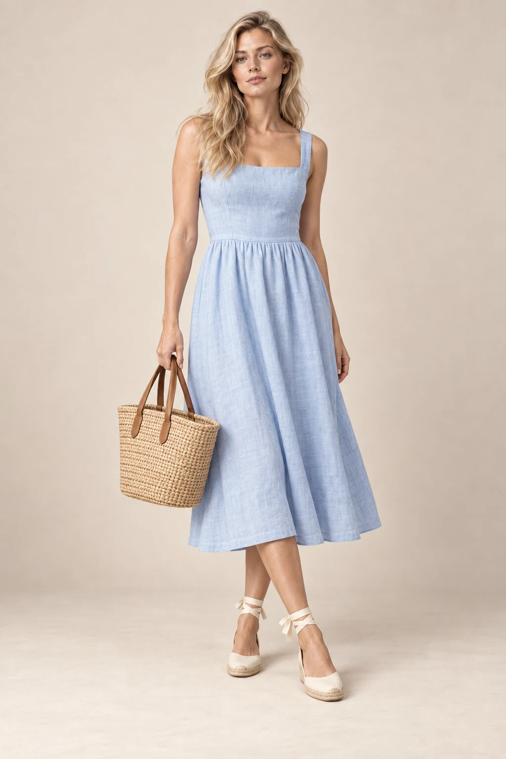 Riviera postcard · The dress edit on Dolly’s sample model