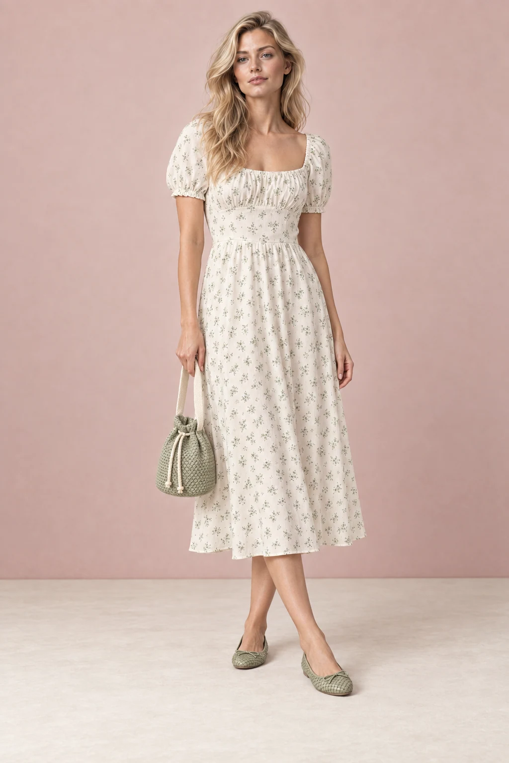 Sunday flowers · The dress edit on Dolly’s sample model