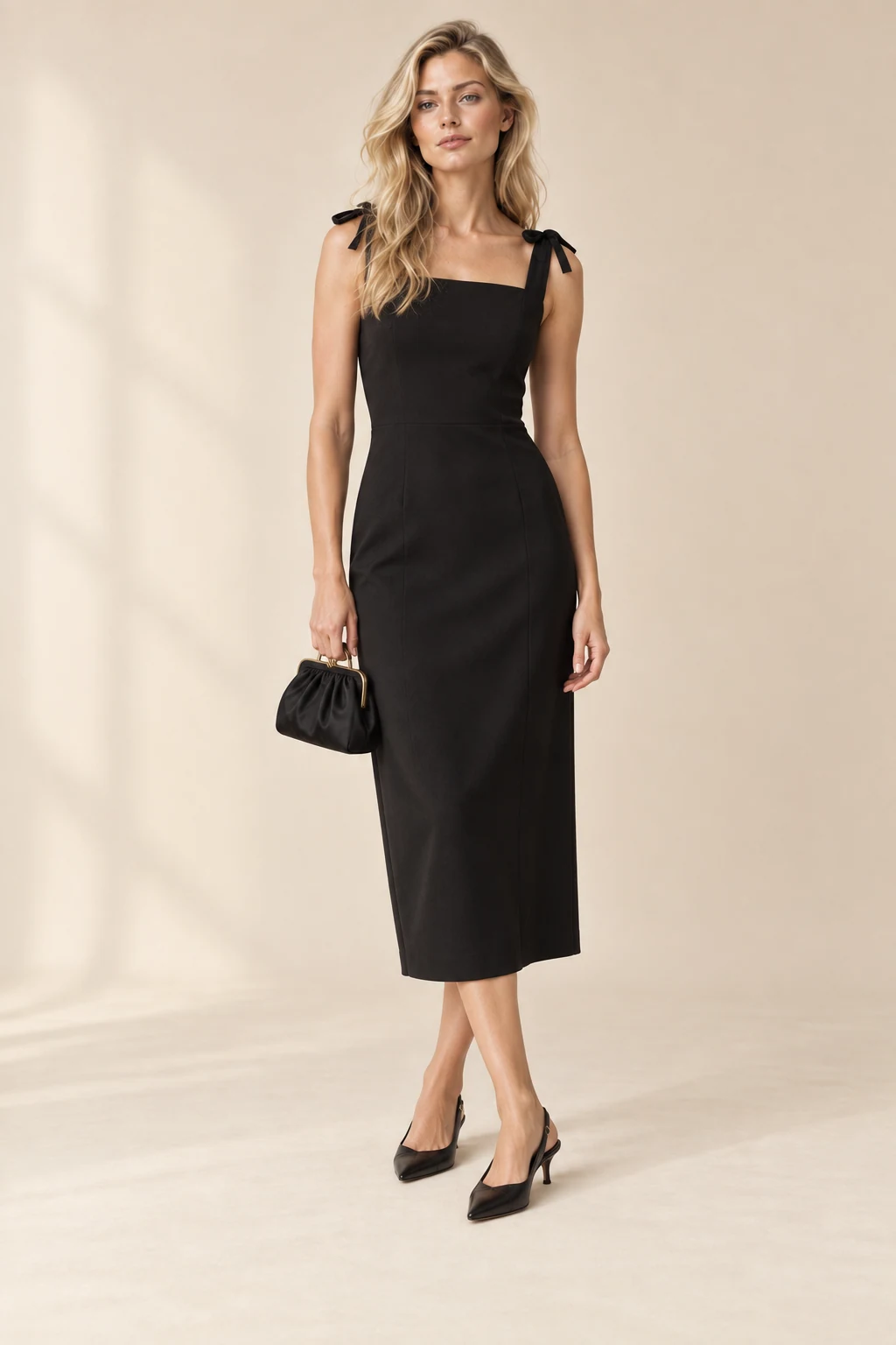 After hours dress on Dolly’s sample model